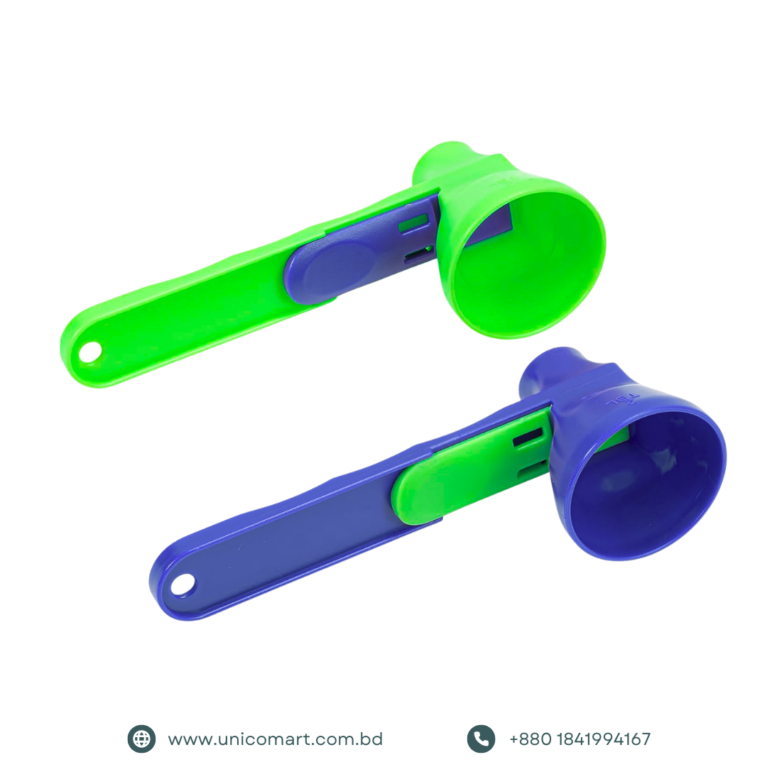 2-in-1 Adjustable Measuring Spoon with Sliding Scale (2 pcs)