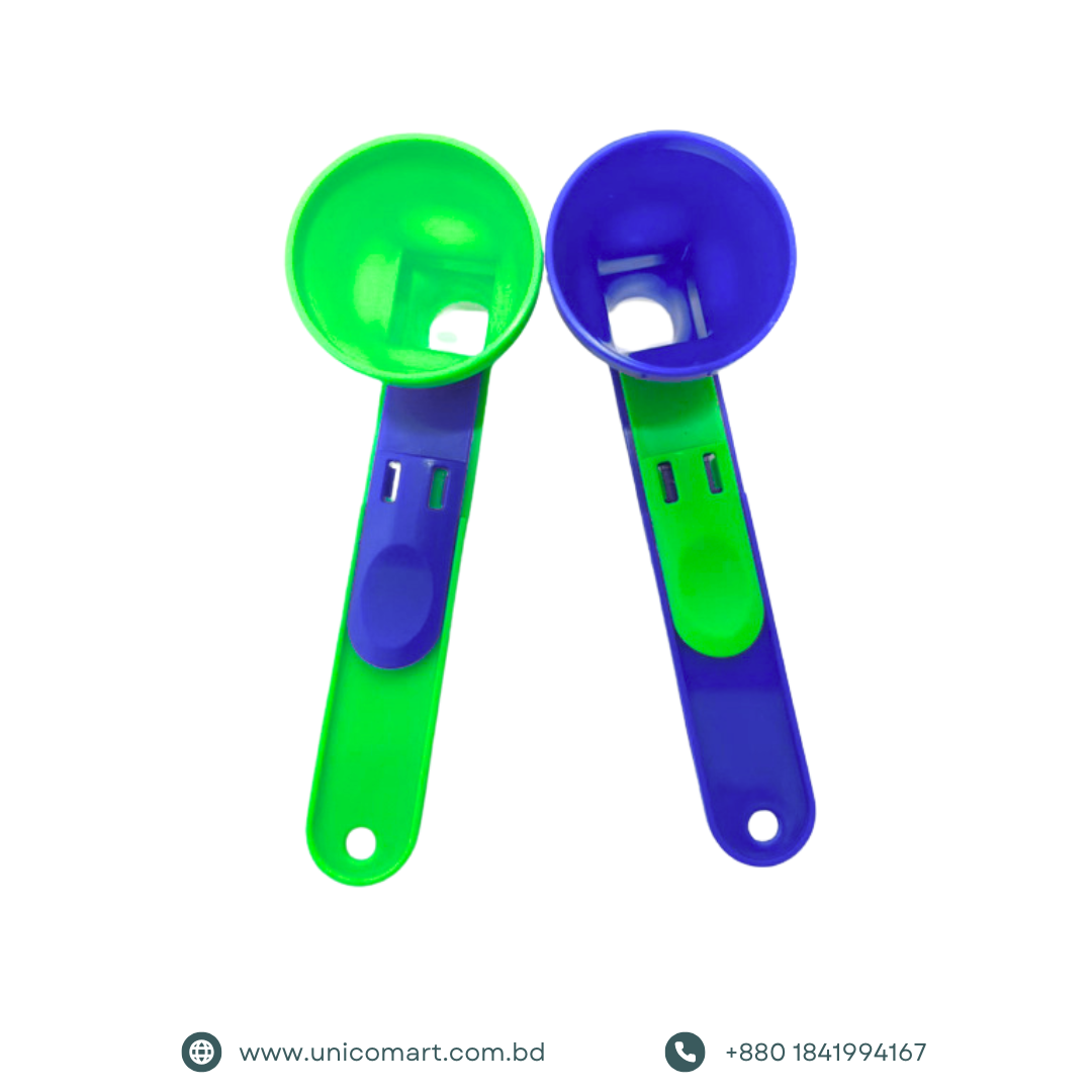 2-in-1 Adjustable Measuring Spoon with Sliding Scale (2 pcs)