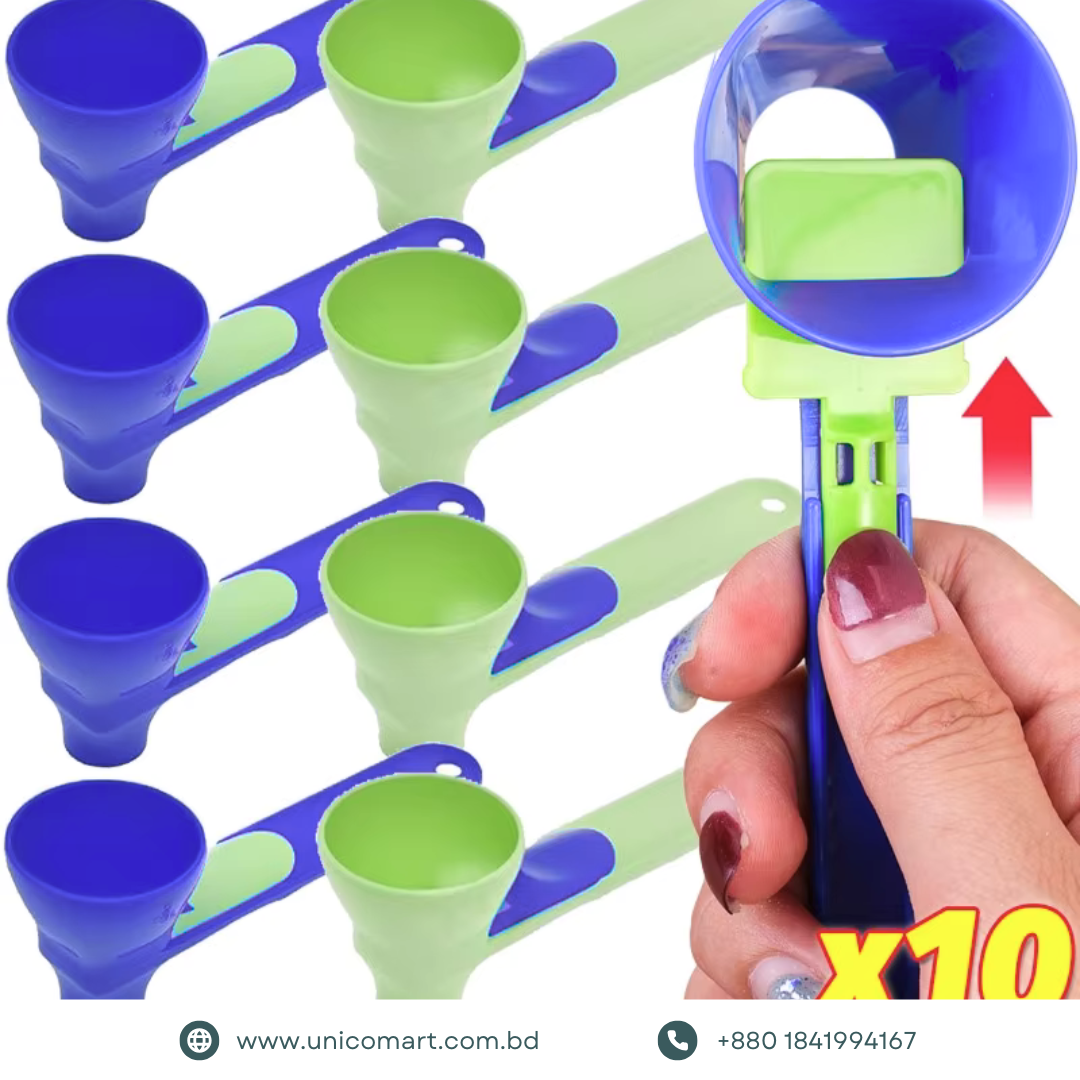2-in-1 Adjustable Measuring Spoon with Sliding Scale (2 pcs)
